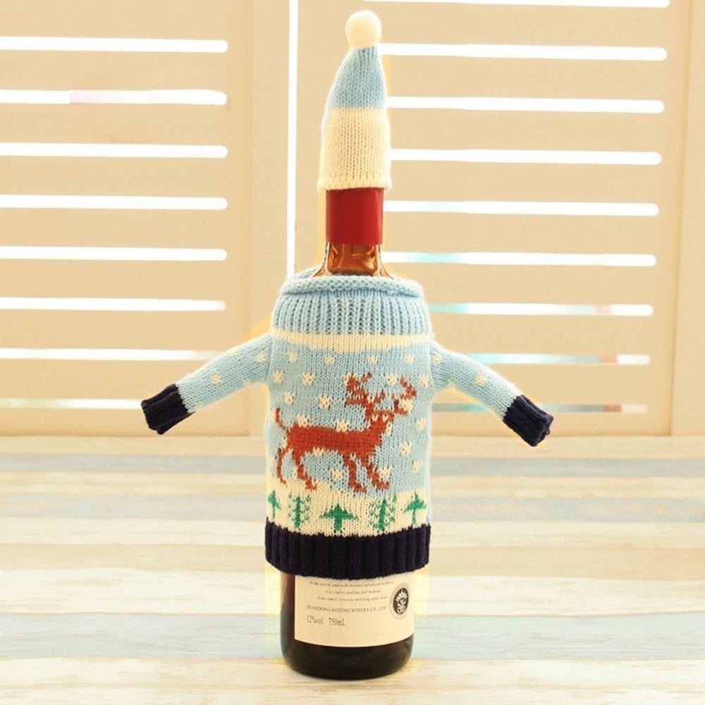 Decor New Year Decor Wine Bottle Cover Party Supplies Christmas Decorations Champagne Bottle  Cover
