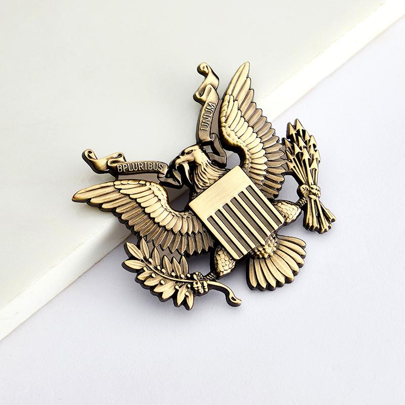 Eagle Emblem Car Sticker - US President Seal, Creative Scratch Modification & Tail Decoration