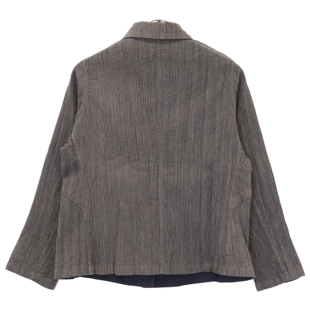 PJC KAZUKO ONISHI Brown cotton silk shrunken reversible jacket Jacket M BrownUsed