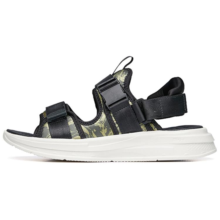 

Anta Fabric Breathable Beach Sandals Men s Green Gray 112238503-4 41