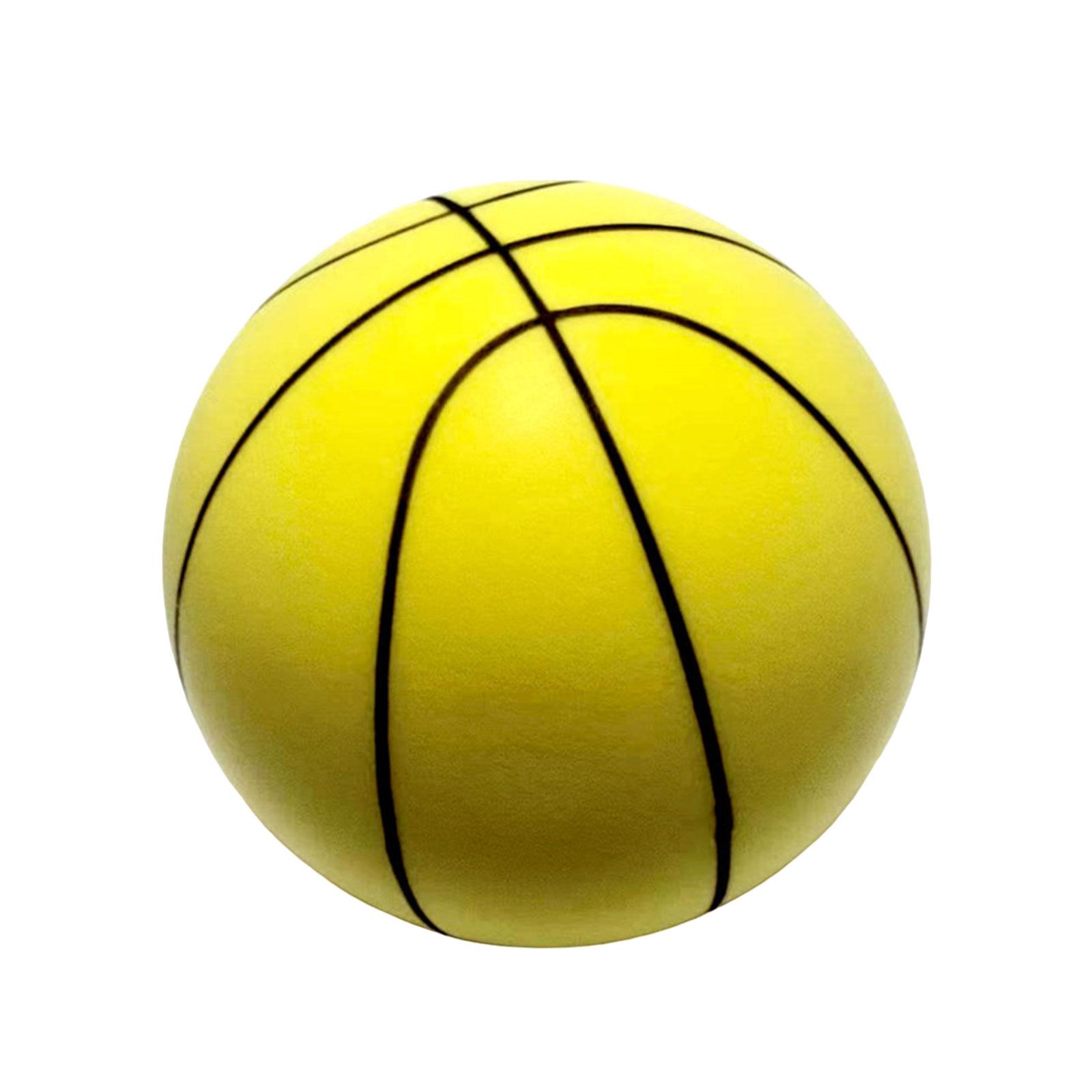 

Silent Basketball Low Noise Indoor Training Ball Bouncing Mute Ball Squeezable Bouncing Basketball Silent Toddler Toys 7 жёлтый
