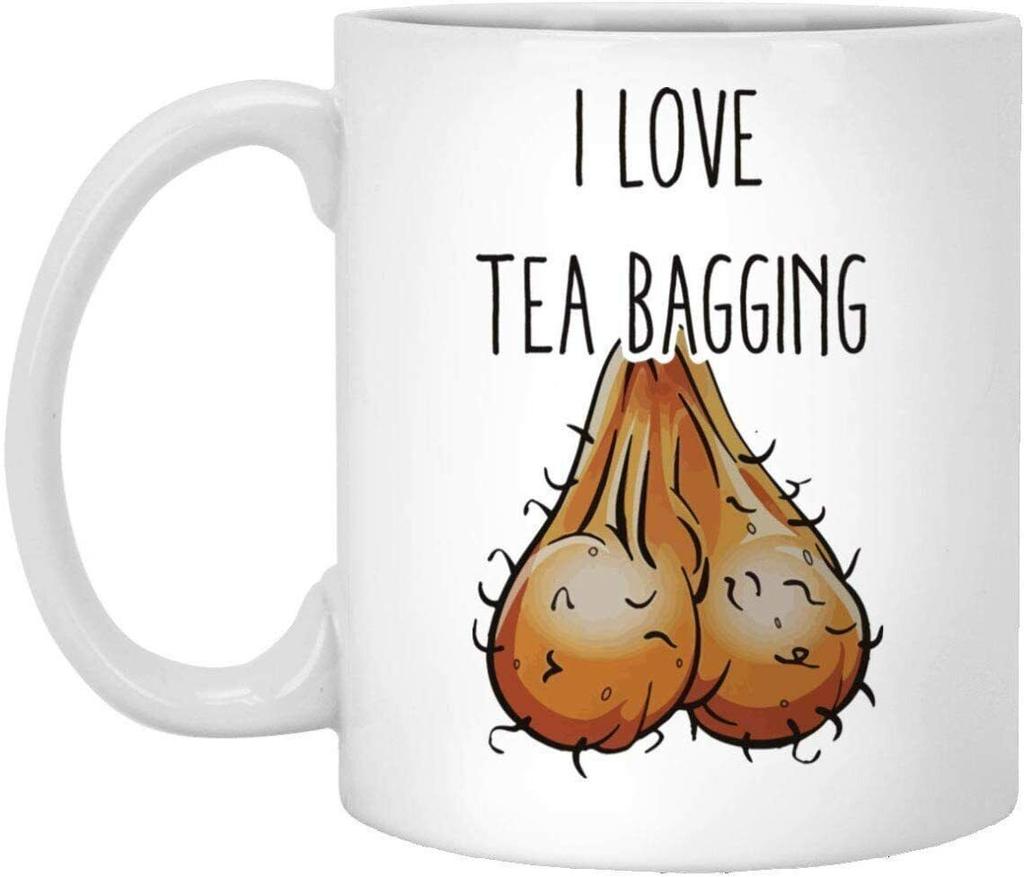 Loveteabagging Hanging Tea Bag Ceramic Coffee Mug Water Cup Temperature-Sensitive Color-Changing Cup Teabagging