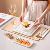Ruhan Nordic Style Ceramic Square Flat Plate