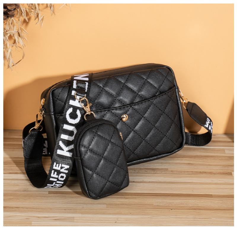 Embroidered Shoulder Bag Two Piece Set S Daily Versatile Crossbody Bag Large Capacity Bag Women