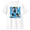 Bam Adebayo Men T Shirts  Creative Tee Shirt Short Sleeve Crewneck T-Shirt Cotton Birthday Present Clothes