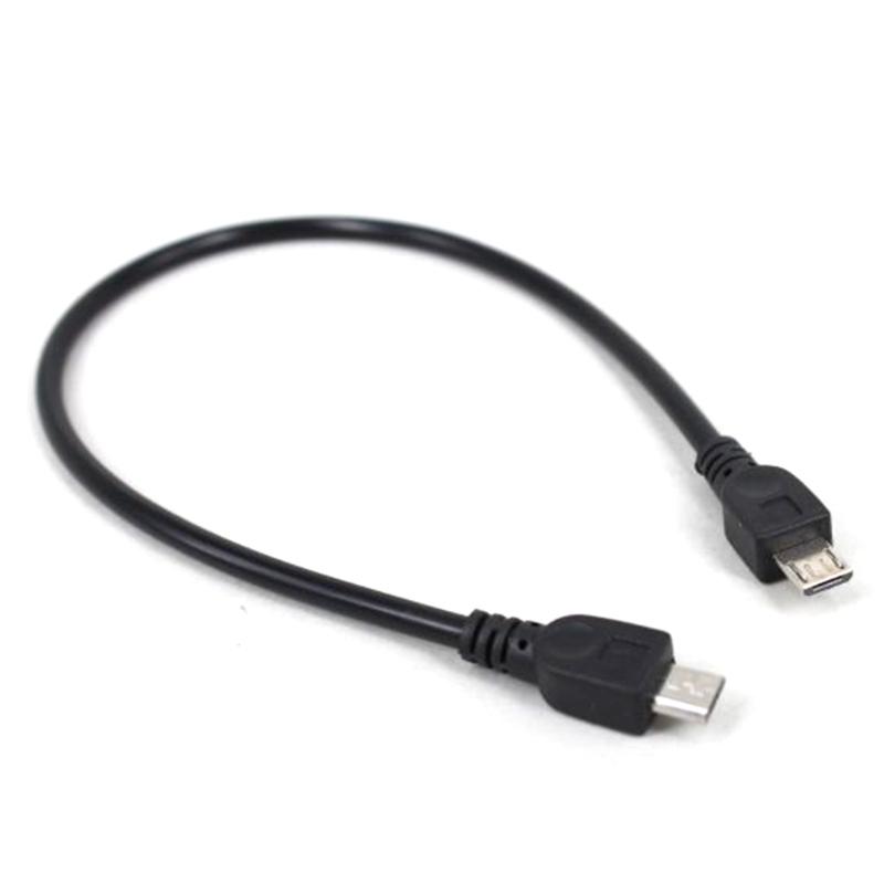 5 Pin Micro USB Male To Micro USB Male OTG Converter Adapter Data Cable Chargers Cord For Phone Tablets Keyboards