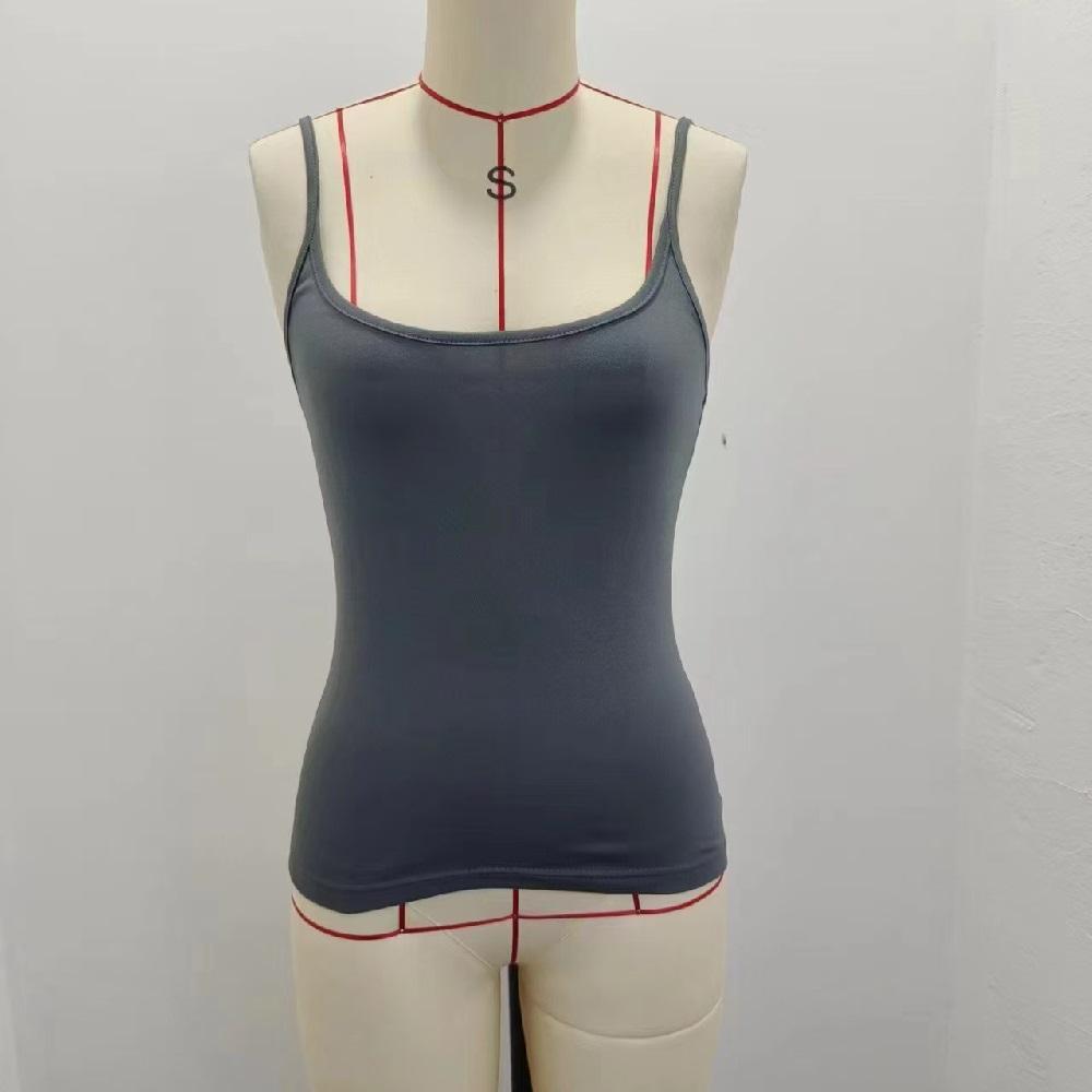 Dámské letní tílko na špagetová ramínka, trička, dámská ležérní slim trička