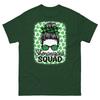 Shenanigans Squad St Patricks Day Unisex Girls Messy Bun TShirt