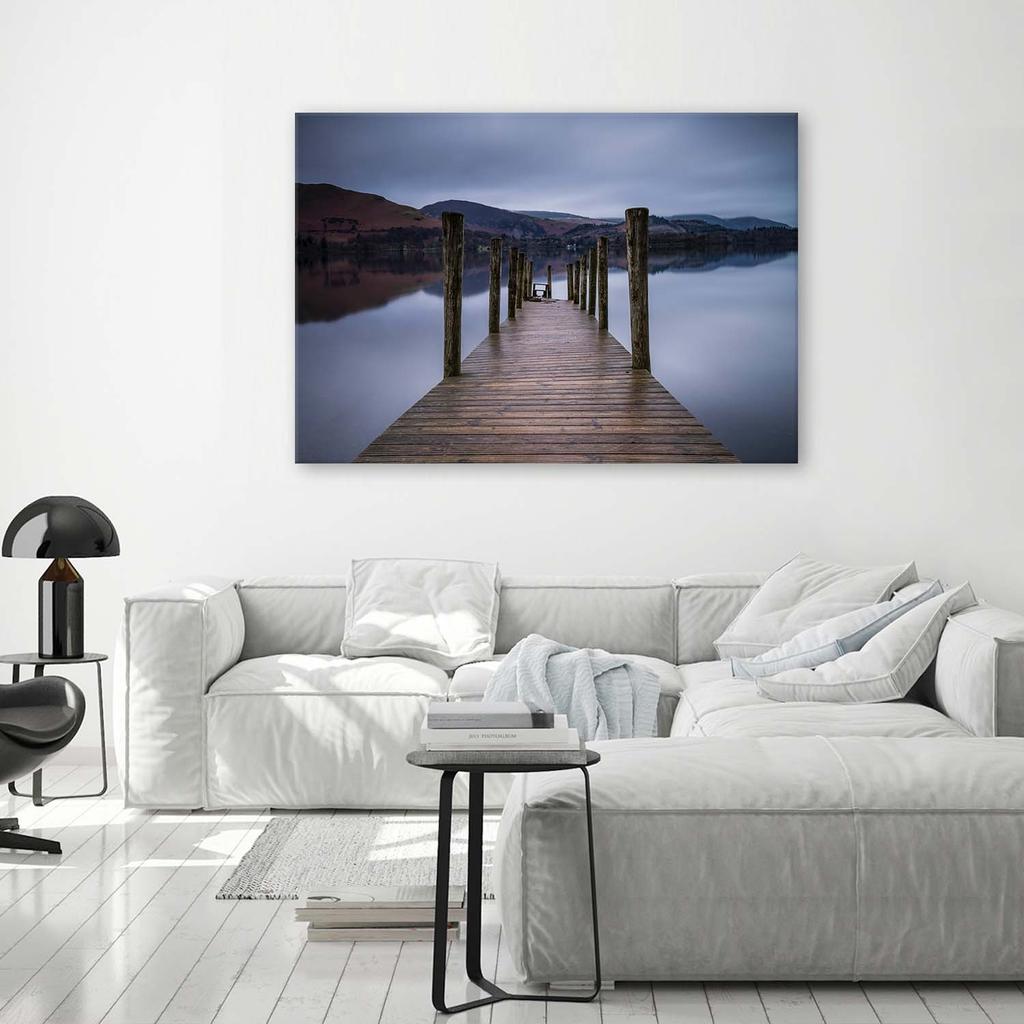 Canvas print, Wooden deck