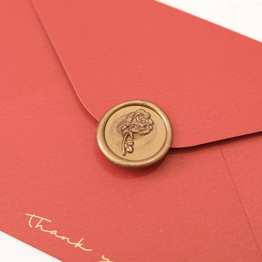 Wax Seal Stickers for Wedding Invitations and Envelopes