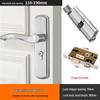 AJ-S255 Stainless Steel Universal Indoor Door Lock with Adjustable Hole Distance