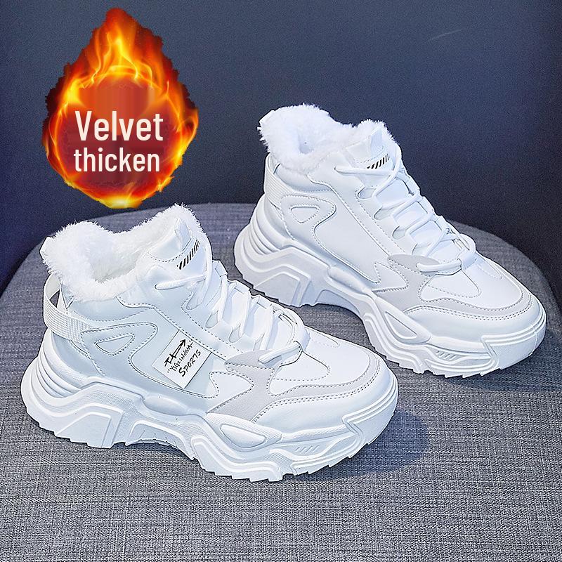 

Women s 2025 Winter Fleece-Lined Martin Ankle Boots: Versatile, Thickened Snow Boots for Students Size 36