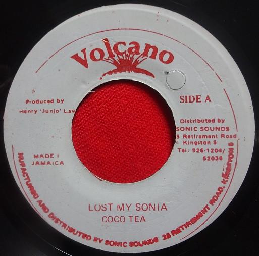 

7inch Record COCOA TEA - Lost My Sonia NONE Volcano Jamaica Reggae, Ska & Dub Used