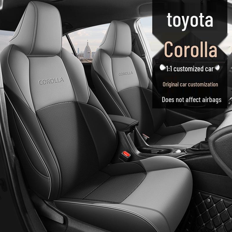 Universal All-Season Seat Covers for Toyota Corolla, Fits Dual-Engine Models, Fully Enclosed Car Seat Cushions