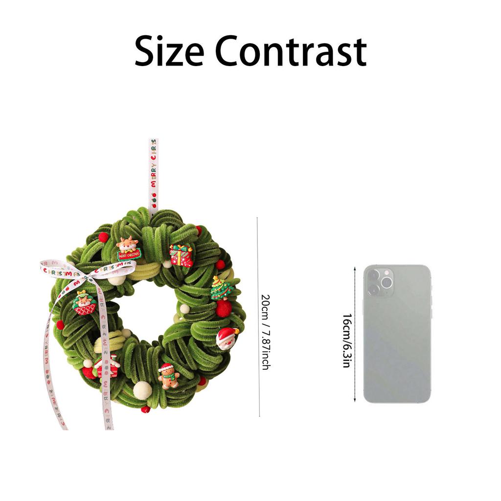 Christmas Decoration Wreath Scene Arrangement Christmas Tree Decorations