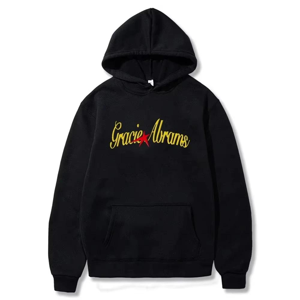 Gracie Abrams Hoodie Star Merch Tour Long Sleeve Streetwear Men Women Hooded Sweatshirt  Trends Can Be Worn In Autumn