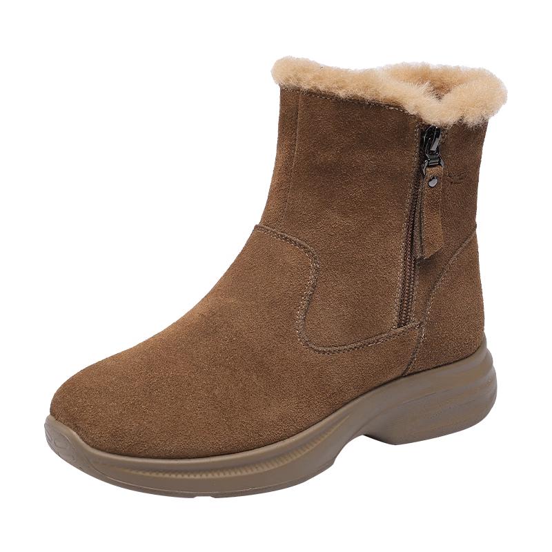 Red Dragonfly Women s Retro Warm Ankle Snow Boots 37