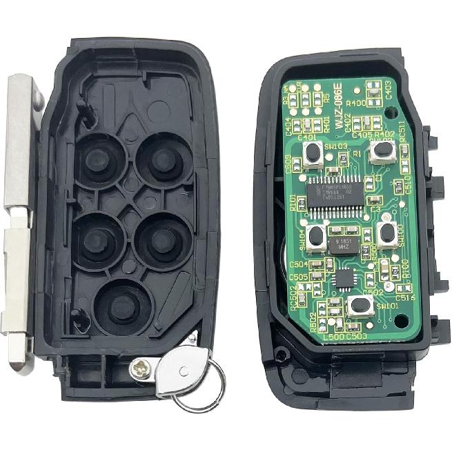 Replacement Key Fob fit for 2012-2016 Land Rover LR2 LR4 fit for 2012-2017 Range Rover Sport Evoque 5 Button (KOBJTF10A)