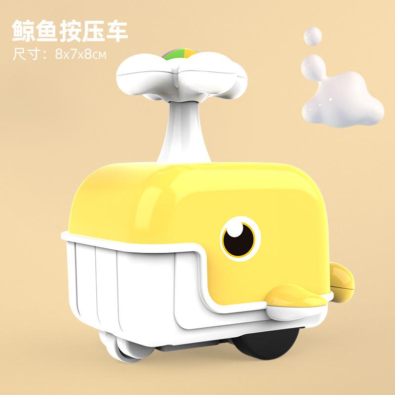 Whale Press Car Baby Learn To Climb Inertia Glide Pull Back Car Children Boys And Girls Children Toy Car