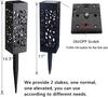 Solar Garden Light Waterproof Outdoor Lawn Lamp Garden Solar Spotlight Pathway Landscape Solar Underground Light Decor Street