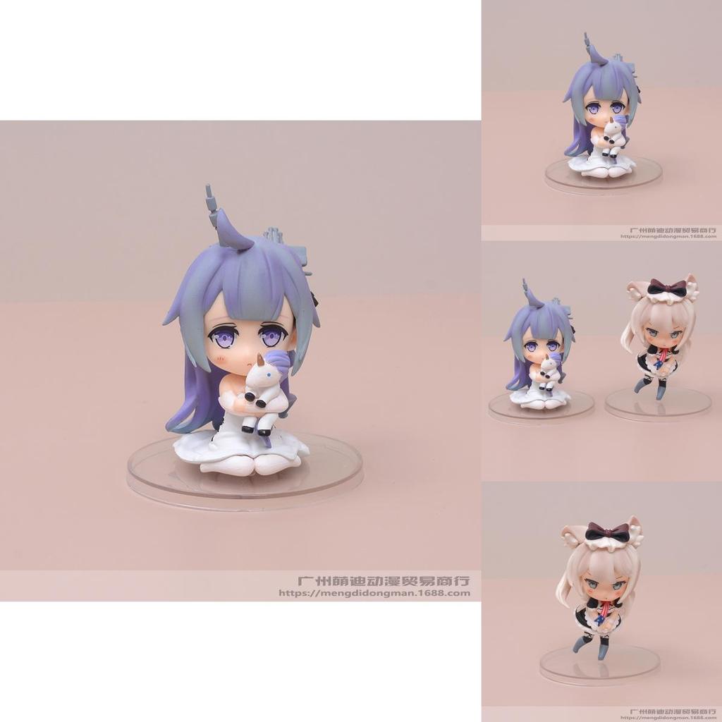 Figuras Coleccionables de PVC de Unicornio y Harman de Azur Lane para Fans de Anime