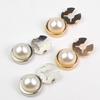 New 18mm Decorative Button Covers Fashion Design Gold Silver Cufflink and Button Metal DIY Craft Jewelry Buttons Unisex