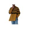 Levis Color Block Plaid Button-Down Long Sleeve Shirt Men Shirts Black Yellow A2188-0003