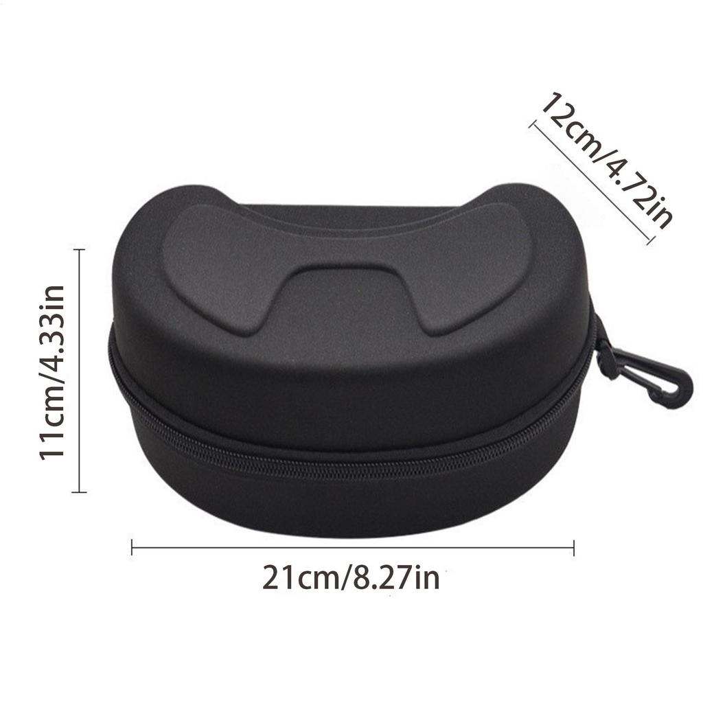 Hard EVA Ski Goggle Case Water Resistant Shockproof Storage Box Safety Protection Easy To Use for Snow Sport Goggles