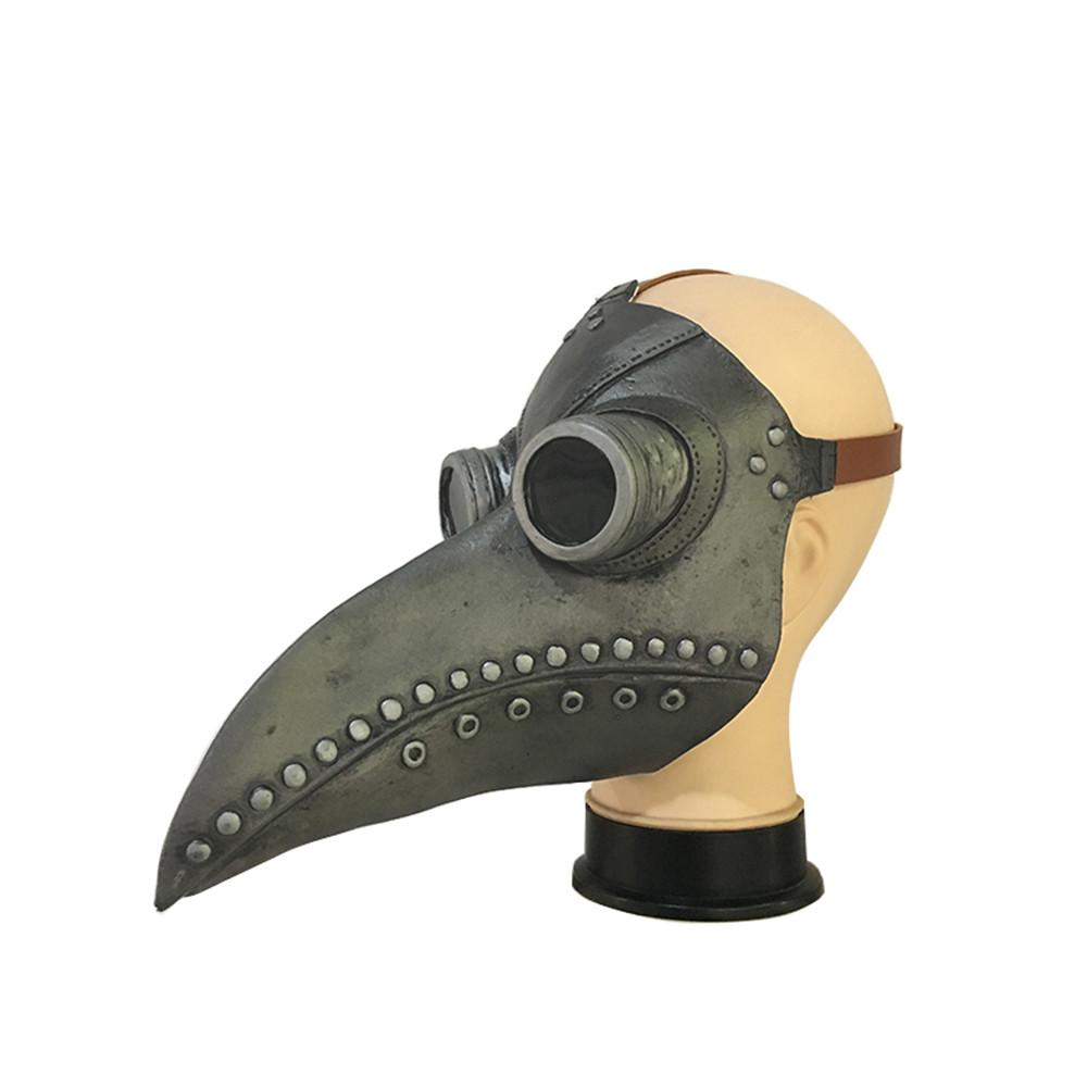 Plague Doctor Party Masks Halloween Medieval Long Nose Beak Mask Steampunk Props Headgear