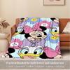 1pc Velvet Cute Cartoon Characters Bed Throw Blanket Sofa Coverlet Gift Home Decoration - Minnie