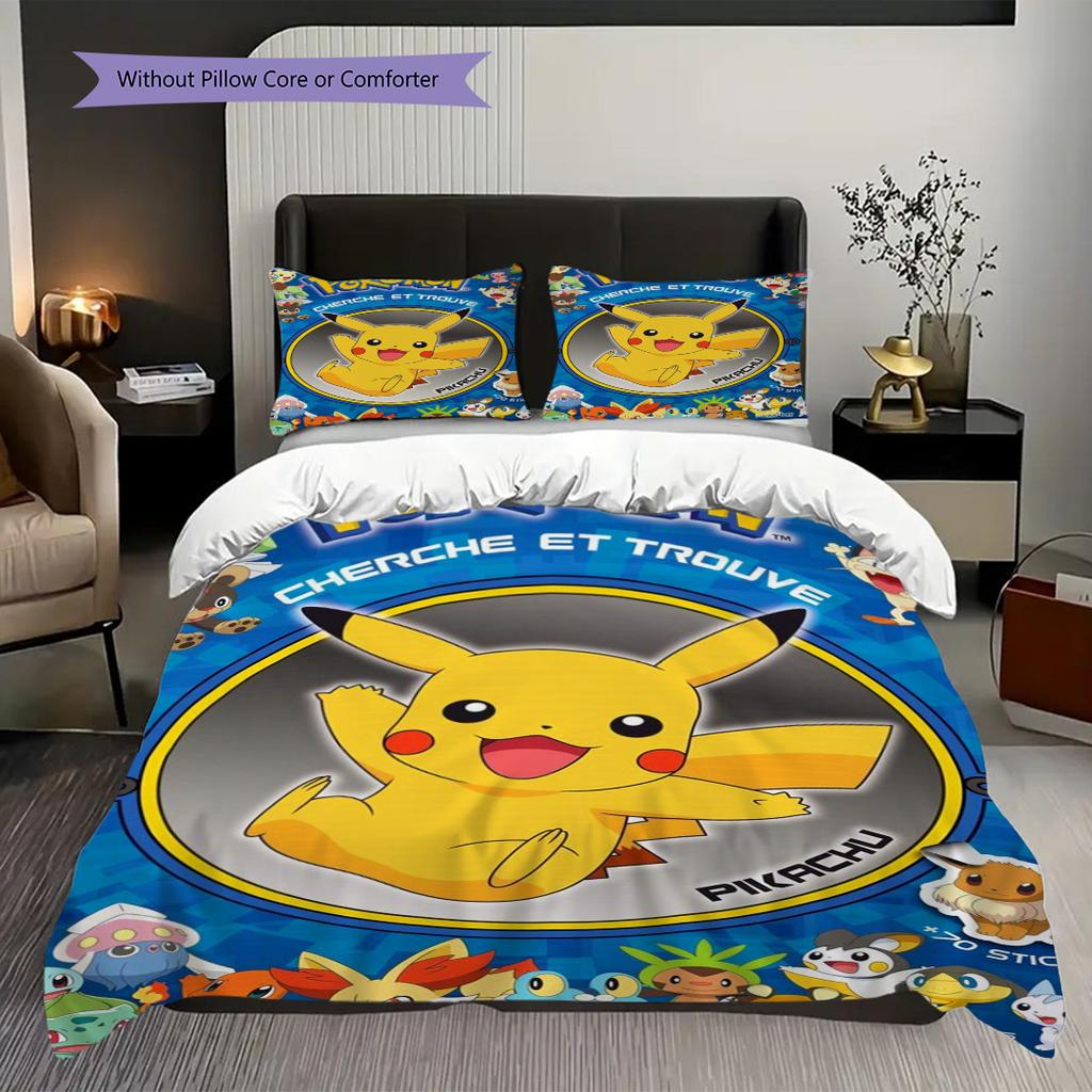 Evolutionary Eeveelutions Pokmon Collage Bedding 1 Duvet Cover 2 Pillowcase Without Core Christmas Birthday Gift