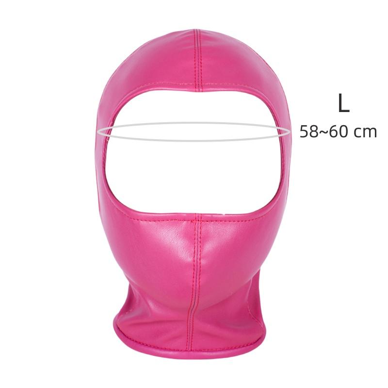 Sexy Leather Zipper Head Hood with Fetish Slave Bondage Mask Costume for Couples BDSM Cosplay Restraint Flirting Sex Toy