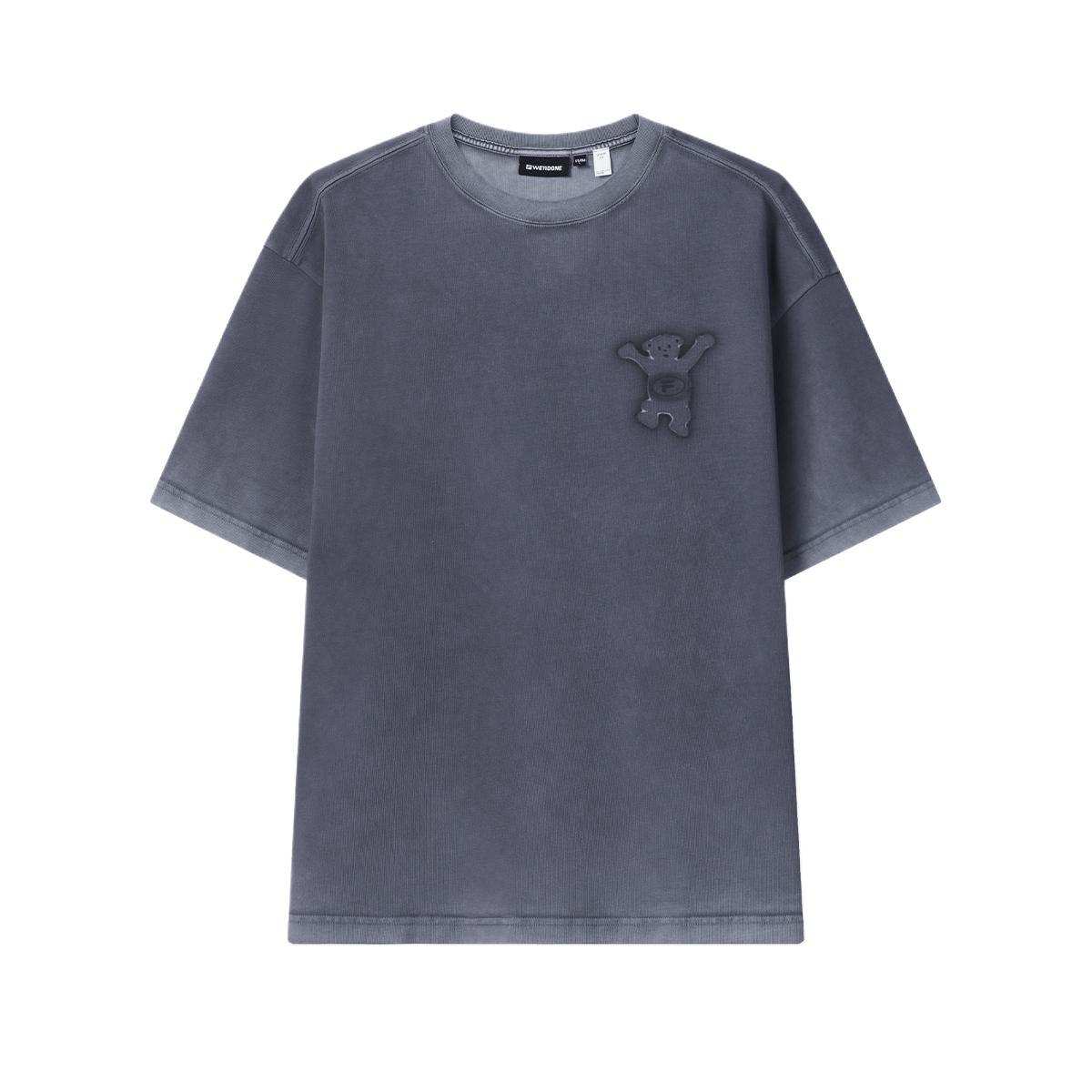 

FILA × WE11DONE Minimalist Casual Versatile Loose Short Sleeve Crew Neck T-Shirt Men Tops F11U626104F-GY L