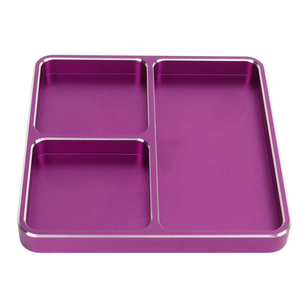 Metal RC Screw Tray Aluminum Alloy Screw Fitting Disk RC Repair Tool for RC Car Boat Model Airplane