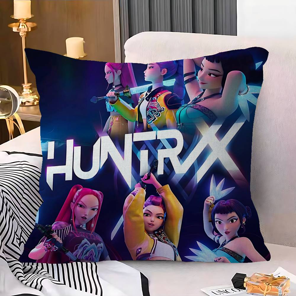 Classic Kpop D-Demon Movie Hunters Pillow Cover Sofa Cushion Cover Home Room Decoration Children Gift