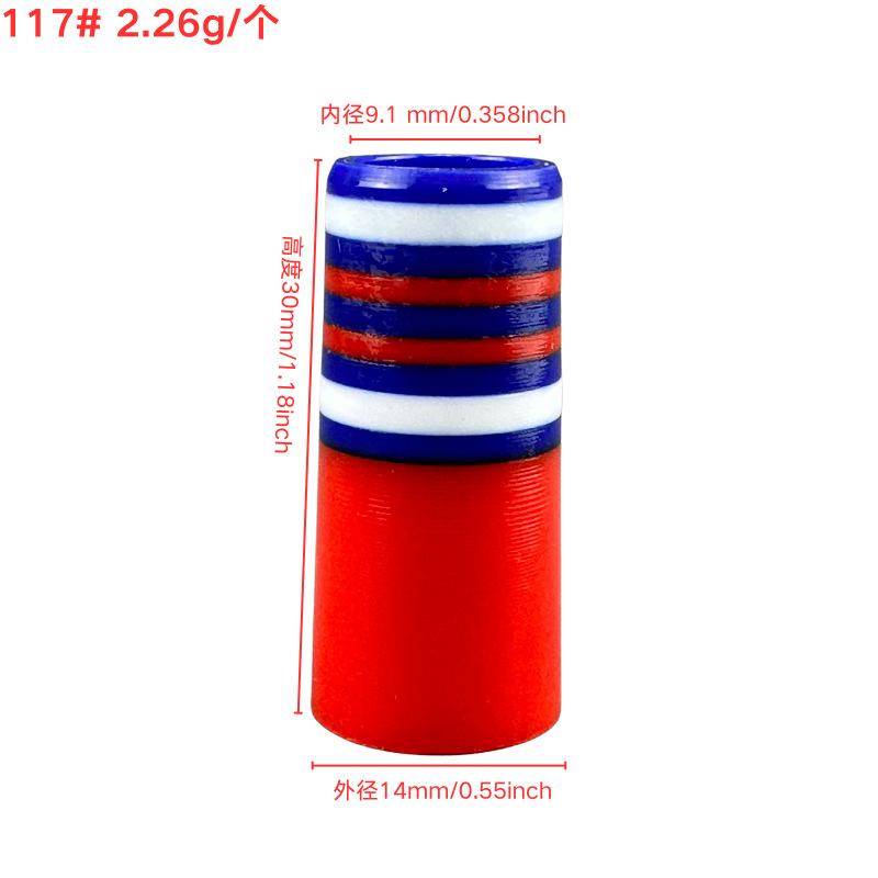 Suitable for Golf Sand Bar/digging Rod Rubber Sleeve 117 #9.1mm * 30mm * 14mm Red Colorful Rubber Sleeve 2026