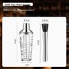 ZISIZ Glass Cocktail Shaker Set