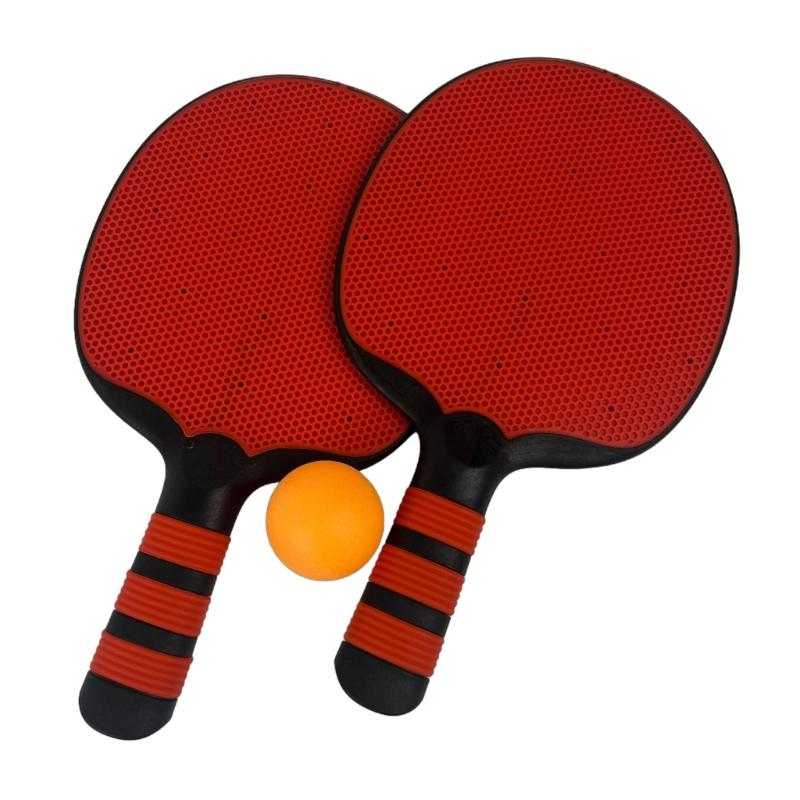 1 Par Equipo de Tenis de Mesa de Goma para Principiantes Set de Paletas de Pingpong Bate de Tenis de Mesa Set de Raquetas de Tenis de Mesa