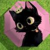 Royal Kitty Umbrella: A Charming Companion for Outdoor Adventures, Featuring Auto-Open/Close Mechanism and Lightweight Design - Perfect as a Gift