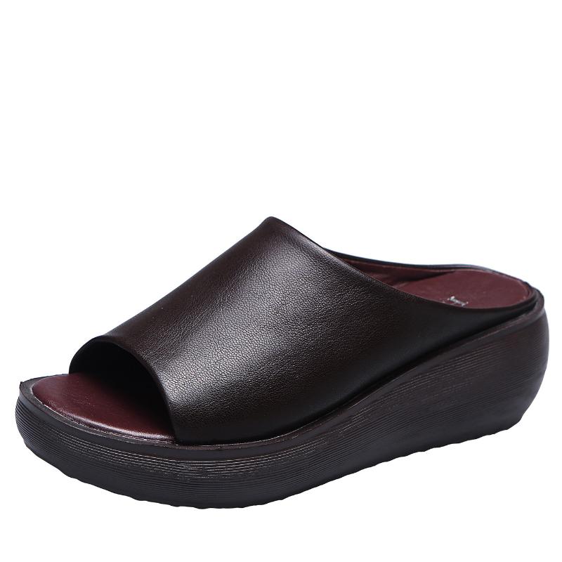 Summer Women Platform Slippers Large Size Sandal