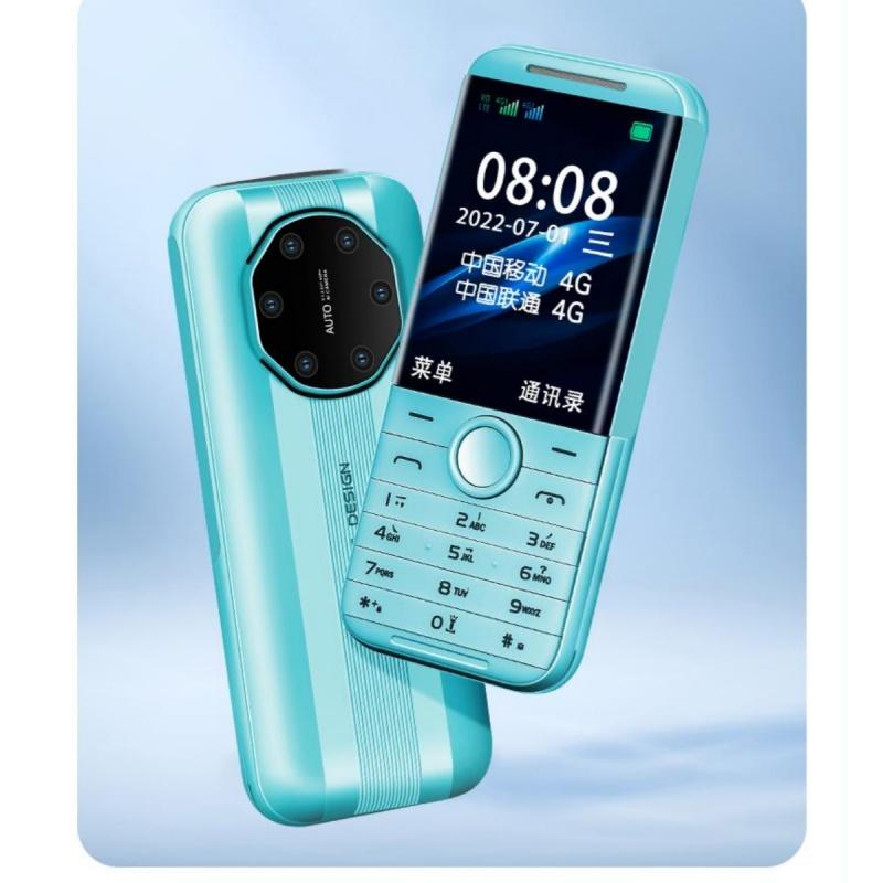 H29 4G CellPhone 2.8inches Screen Dual SIM Card Cheap Feature Phone Alarm Clock Recorder Flashlight Bar Feature Phone