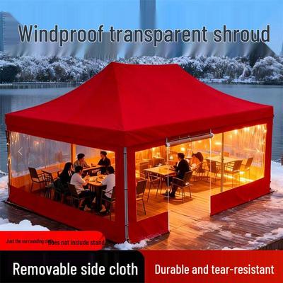 Verdikt Buitenparasol Tentdoek - Winddichte en Waterdichte Omranding voor Vierpotige Parasol