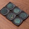 Chinese Style Cloth Coaster Set Quick-dry Tea Cup Holder Heat Insulation Mat  Chinese Culture