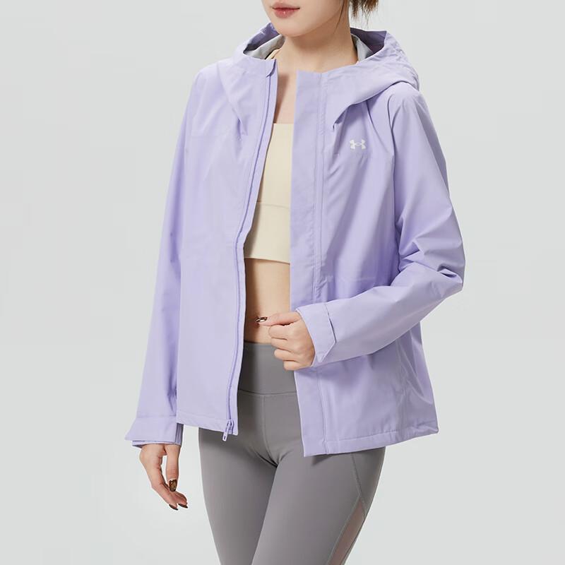 Under Armour Woven Hooded Windbreaker Training Jacket Women jackets 6009571-536