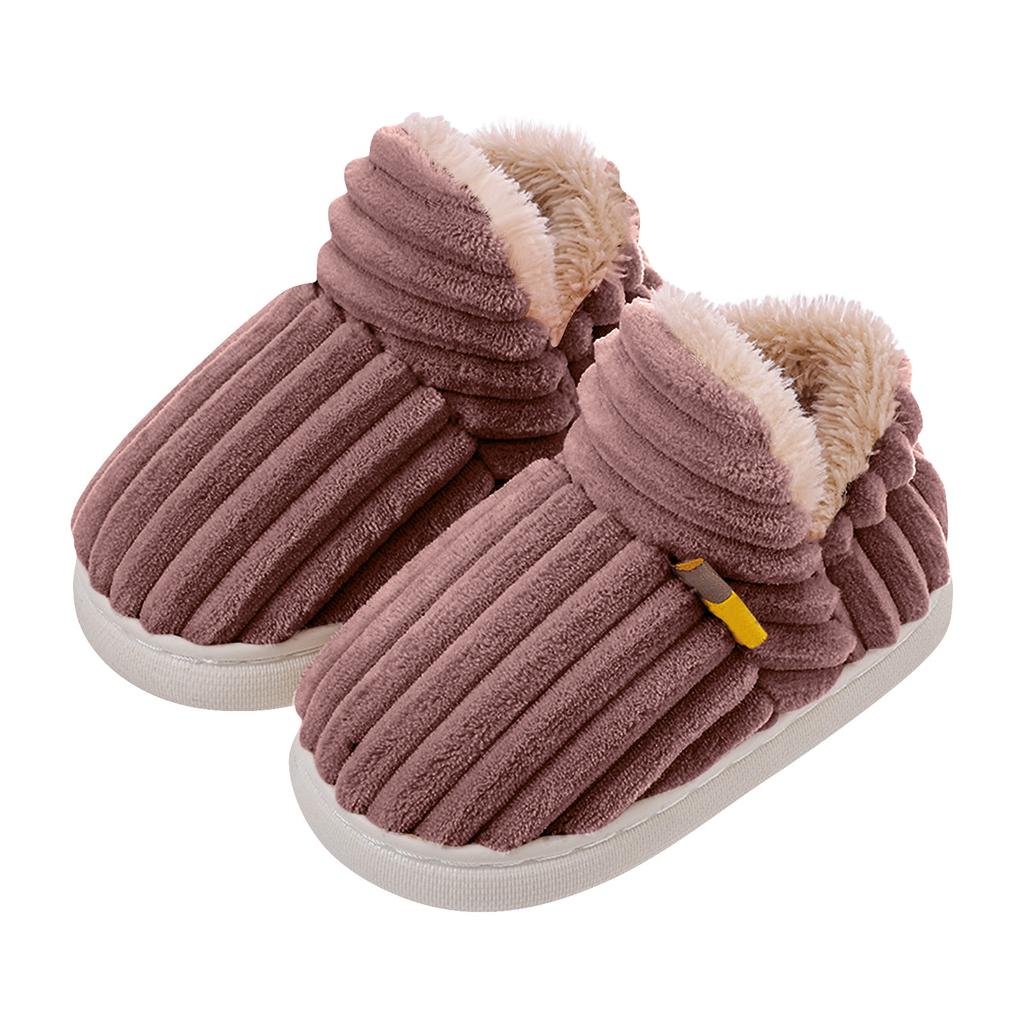 Kids Winter Warm Slippers Girls Plush Soft Comfortable Indoor Slippers Warm And Non- For Baby