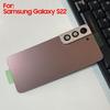 Back Cover Cases Battery Cover Housing For Samsung Galaxy S22 5G SM-S901B S22+ 5G S22 Plus SM-S906B Back Rear Glass Case