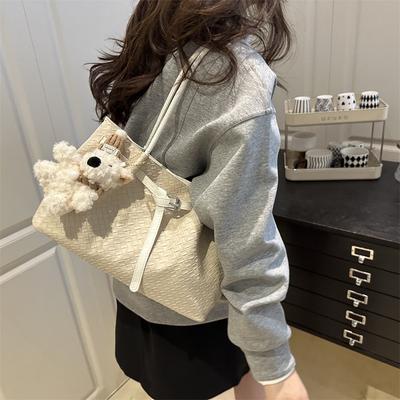 Fashion Large-capacity Portable Commuter Bag Women's Summer New Tote Bag High-end Shoulder Armpit Bag