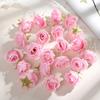 1pc Silk Artificial Flowers Table Wreath Realistic Rose Flower Head Diy Craft Soft Home Decoration Photography Props
