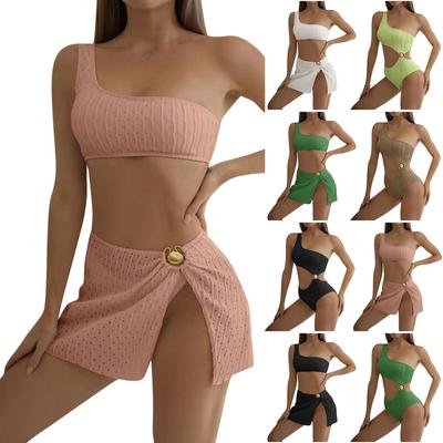 Fashion Women's Sexy Color Backless Temperament Beachwear Bikini Swimsuit