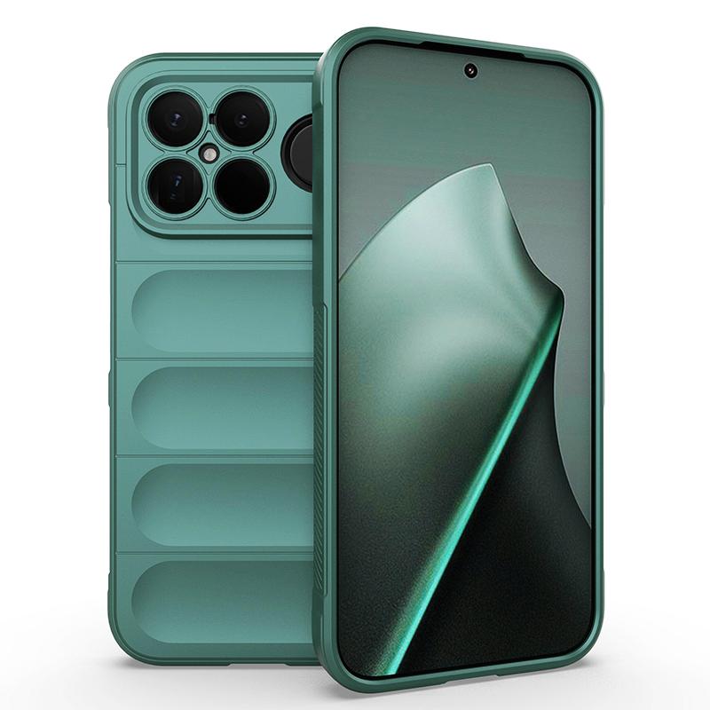 KEYSION Shockproof Matte Phone Case for Xiaomi POCO F8 Ultra F8 Pro Anti-skid Soft Silicone Phone Back Cover for POCO F8 Pro